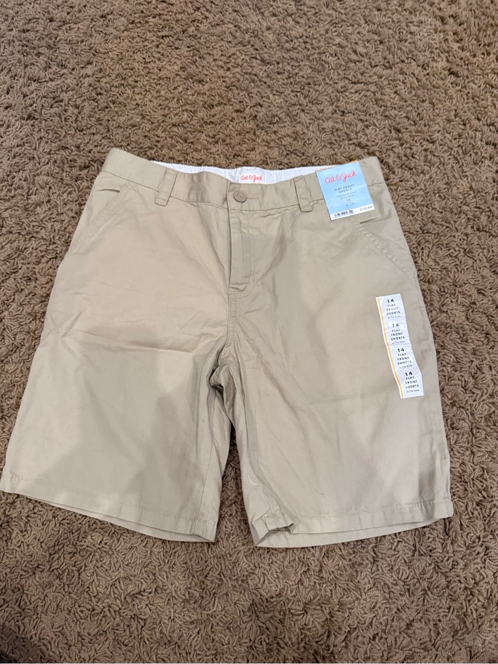 Youth tan shorts